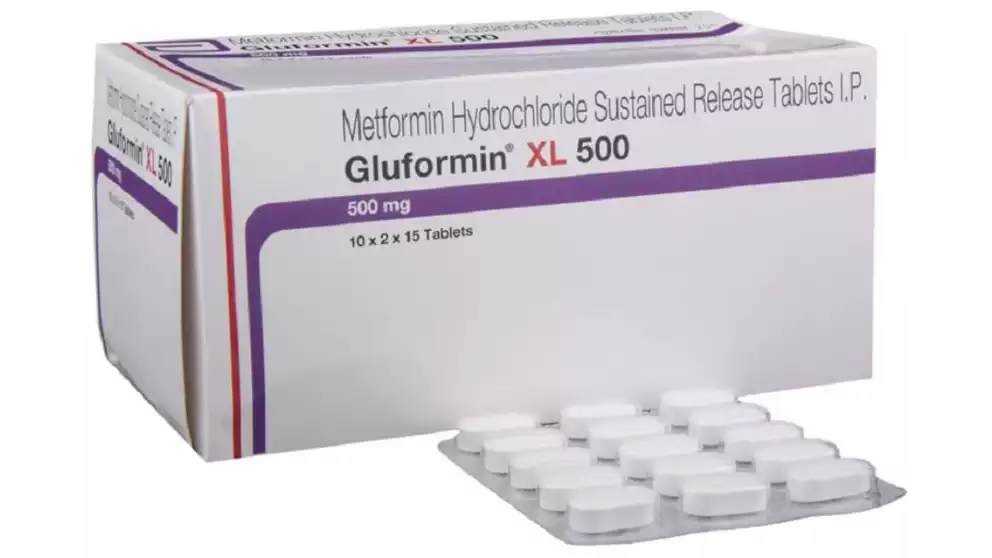 Gluformin XL Tablet (500mg) (15tab)