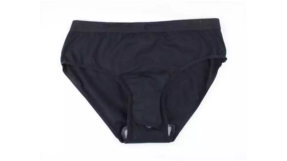 Goodfeel Now I Can Standing Urinate Panty With Flap For Women Black (Free Size)