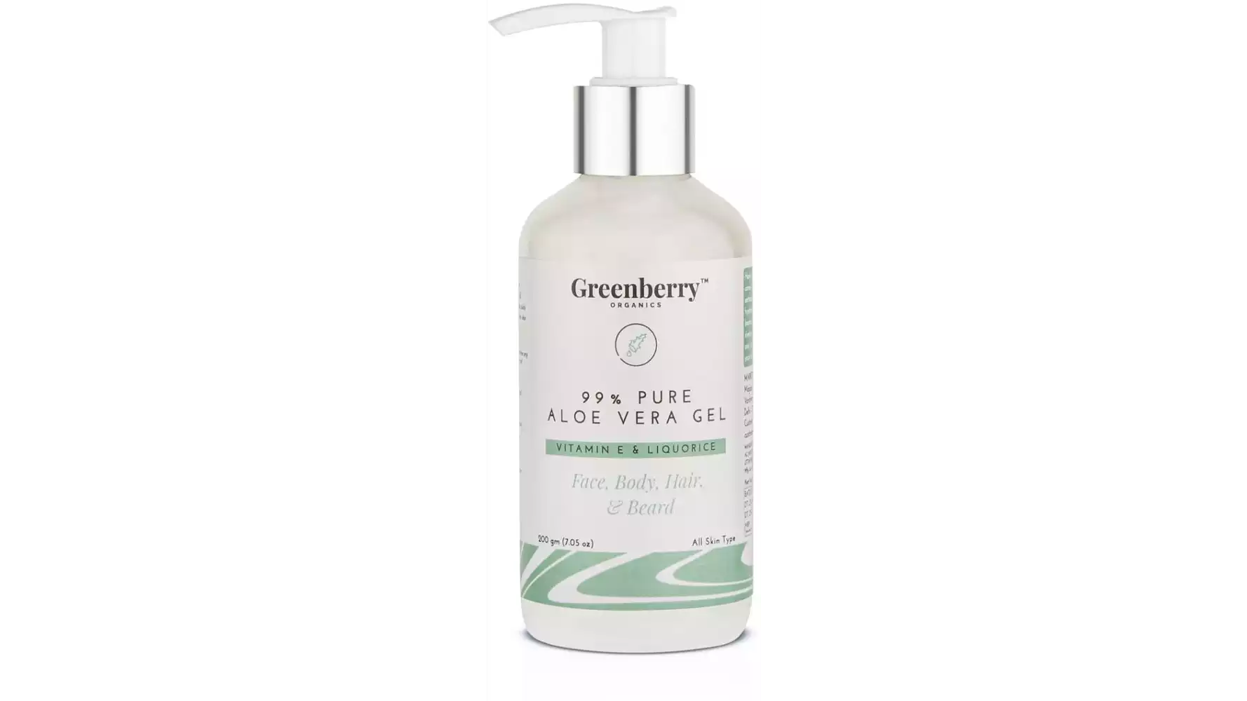 Greenberry Organics 99% Pure Aloe Vera Gel (200ml)