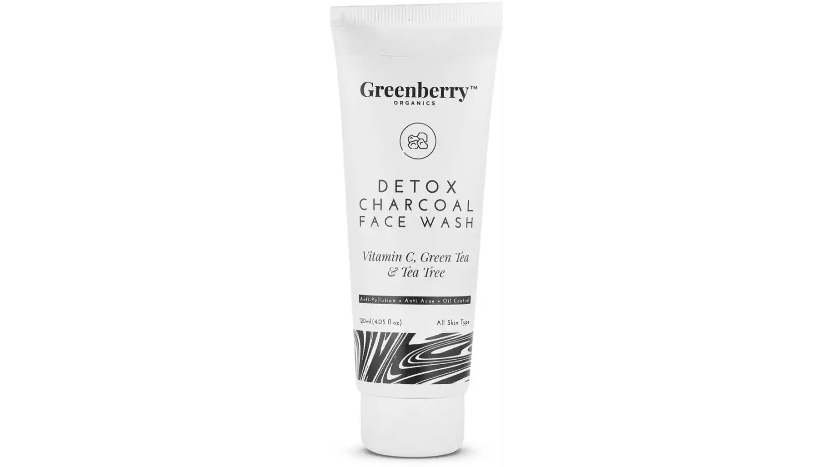 Greenberry Organics Detox Charcoal Face Wash (120ml)