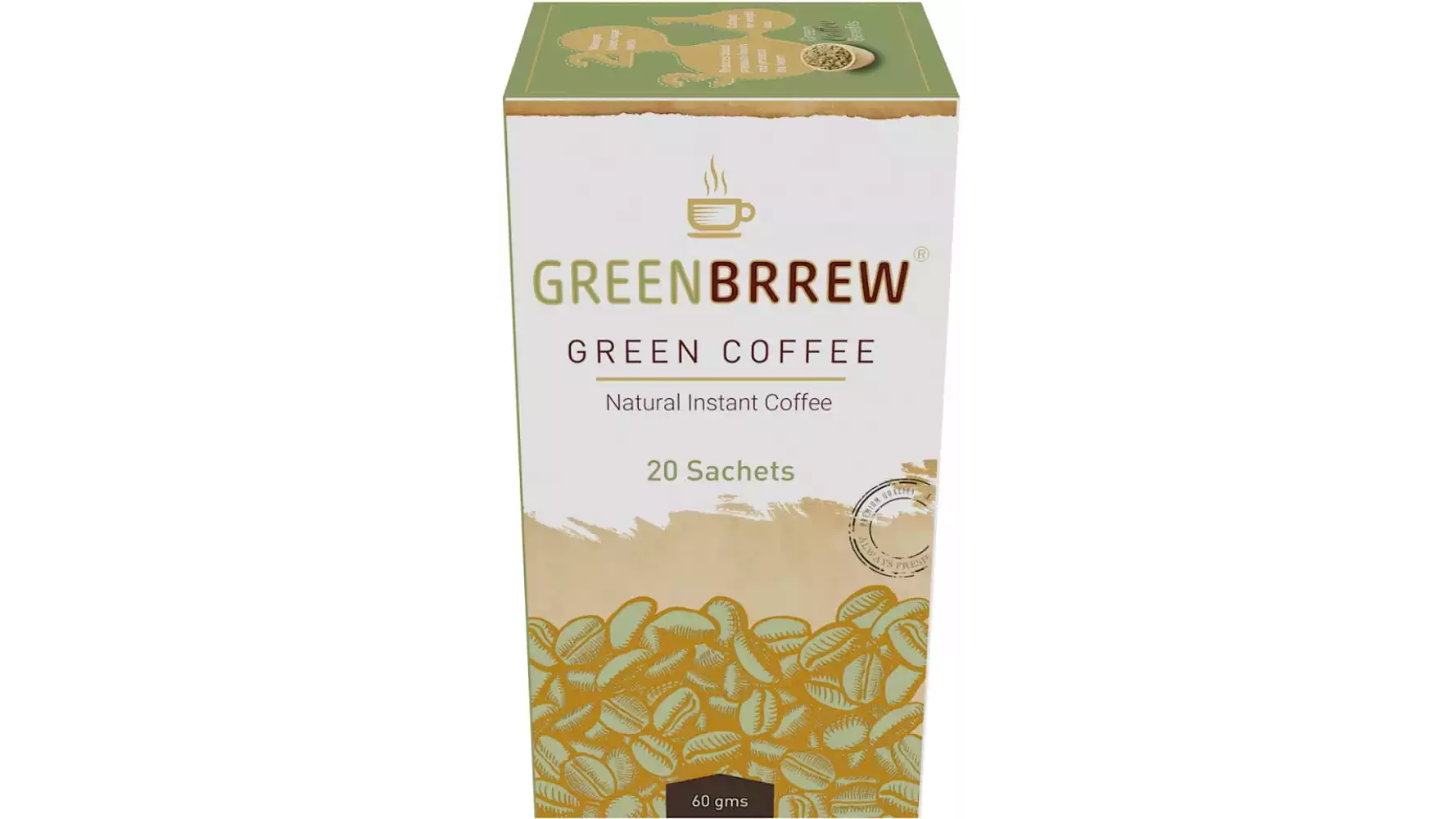 Greenbrrew Instant Green Coffee Natural (20Sachet)