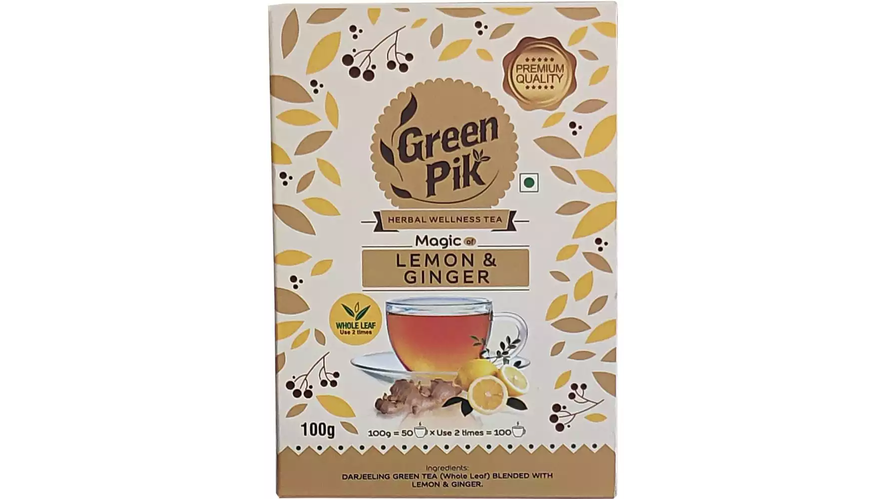 GreenPik Magic Of Ginger Lemon (100g)