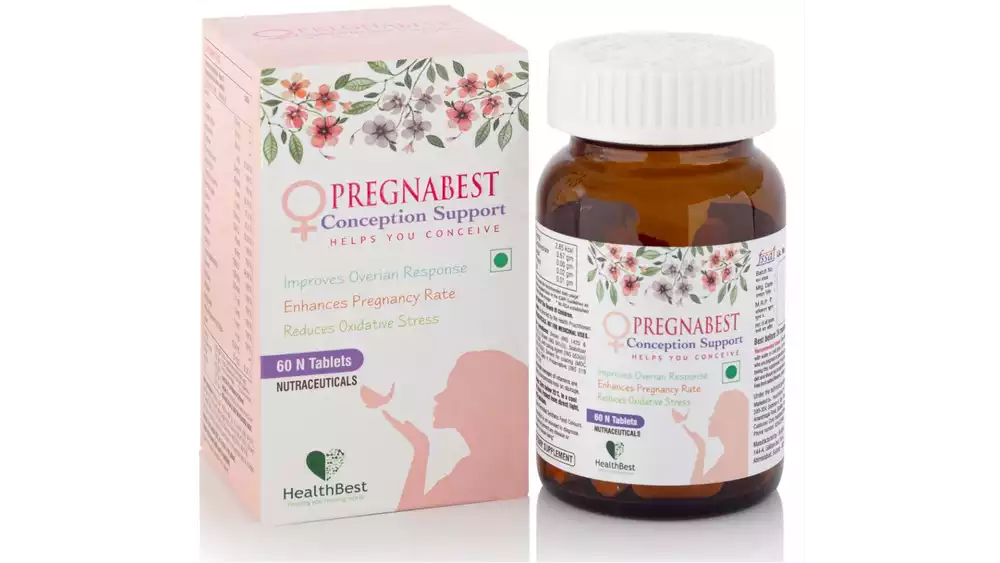 HealthBest Pregnabest Conception Support Tablets For Women (60tab)