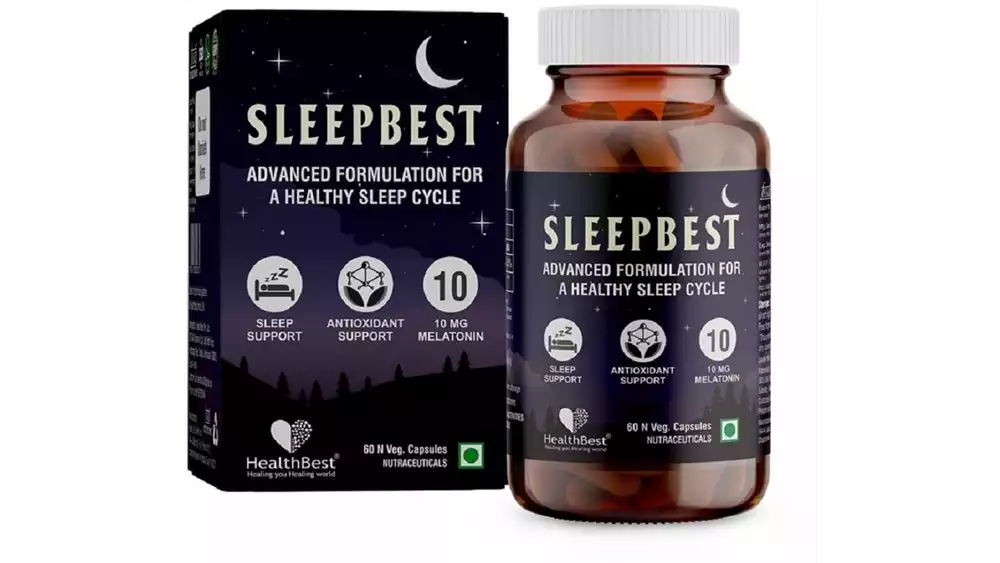 HealthBest Sleepbest Healthy Sleep Capsules (60caps)