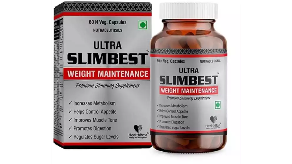 HealthBest Ultra Slimbest Weight Maintenance Capsules (60caps)