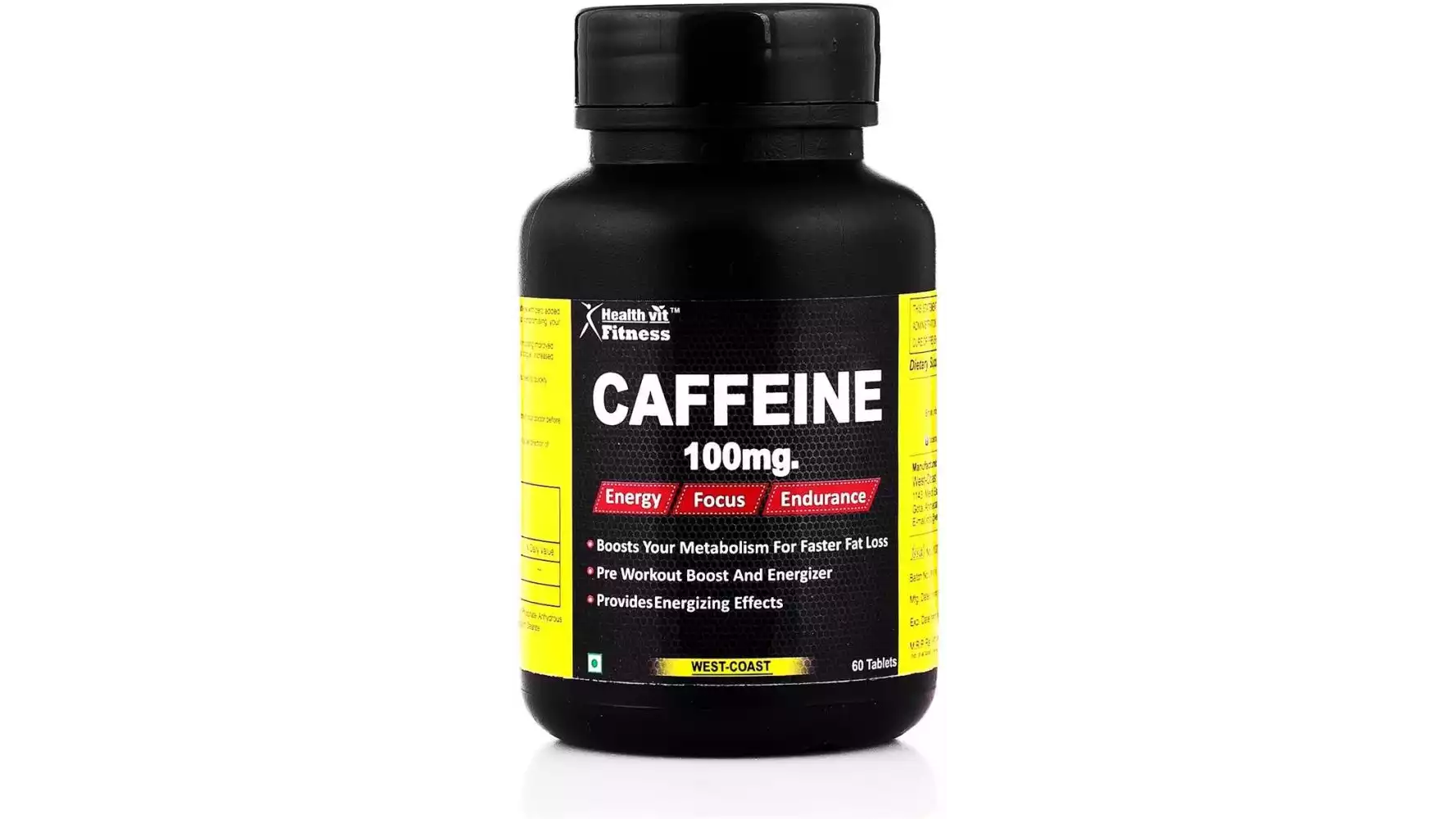 Healthvit Fitness Caffeine 100Mg (60tab)
