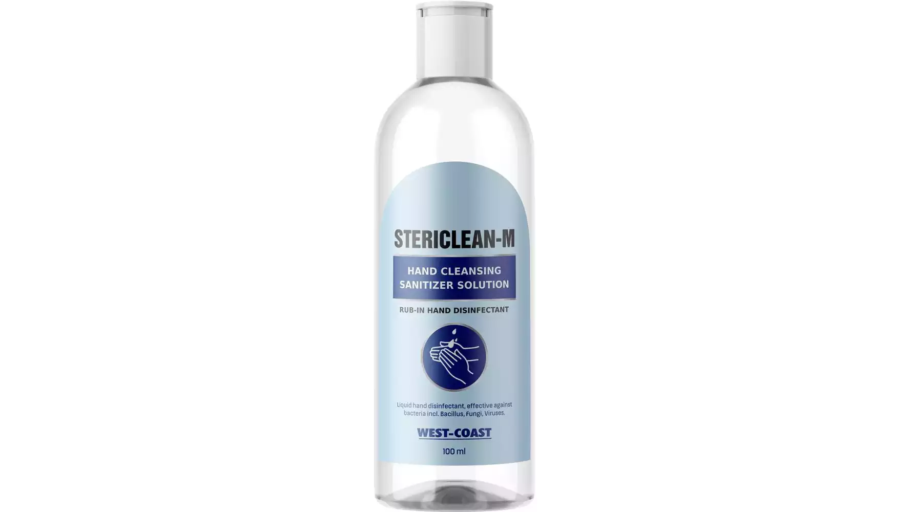 Healthvit Stericlean-M Hand Cleansing Sanitizer Solution (100ml)
