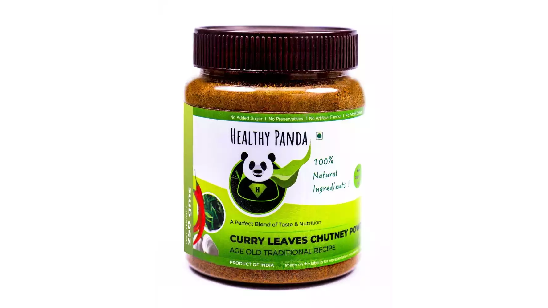 Healthy Panda Curry Leaves Chutney Powder (250g)