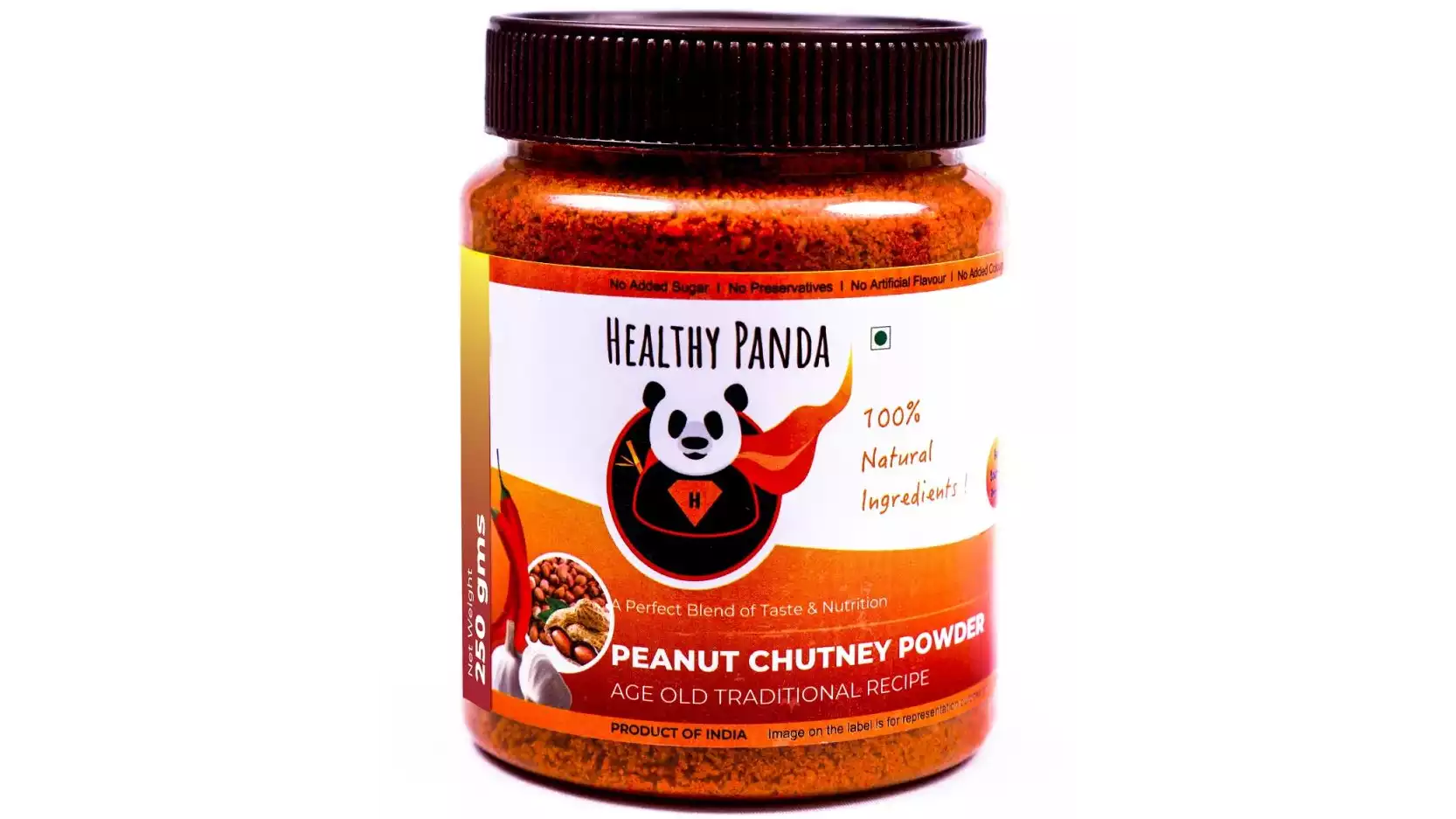 Healthy Panda Peanut Chutney Powder (250g)