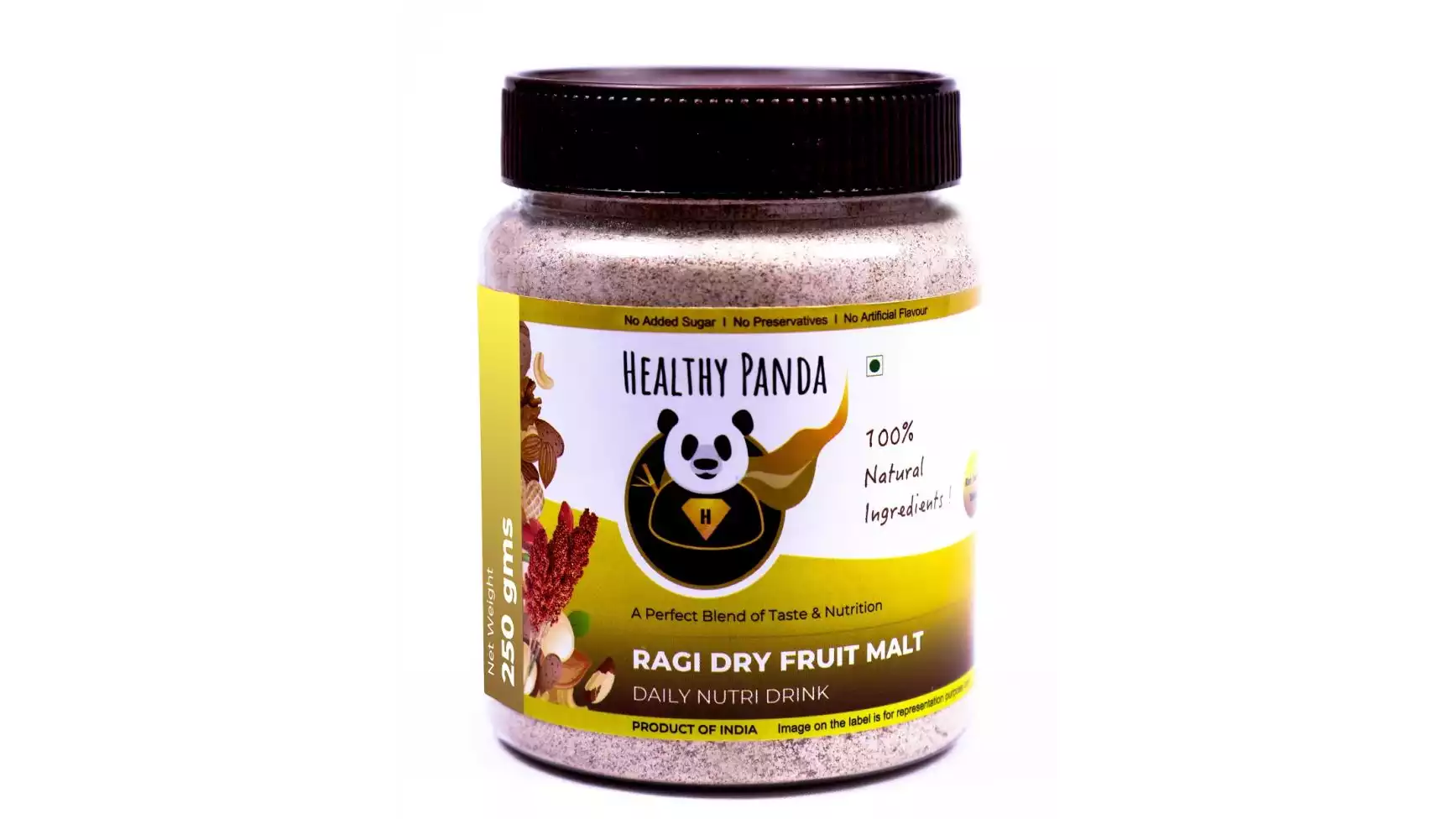 Healthy Panda Ragi Dryfruit Malt (Health Mix) (250g)
