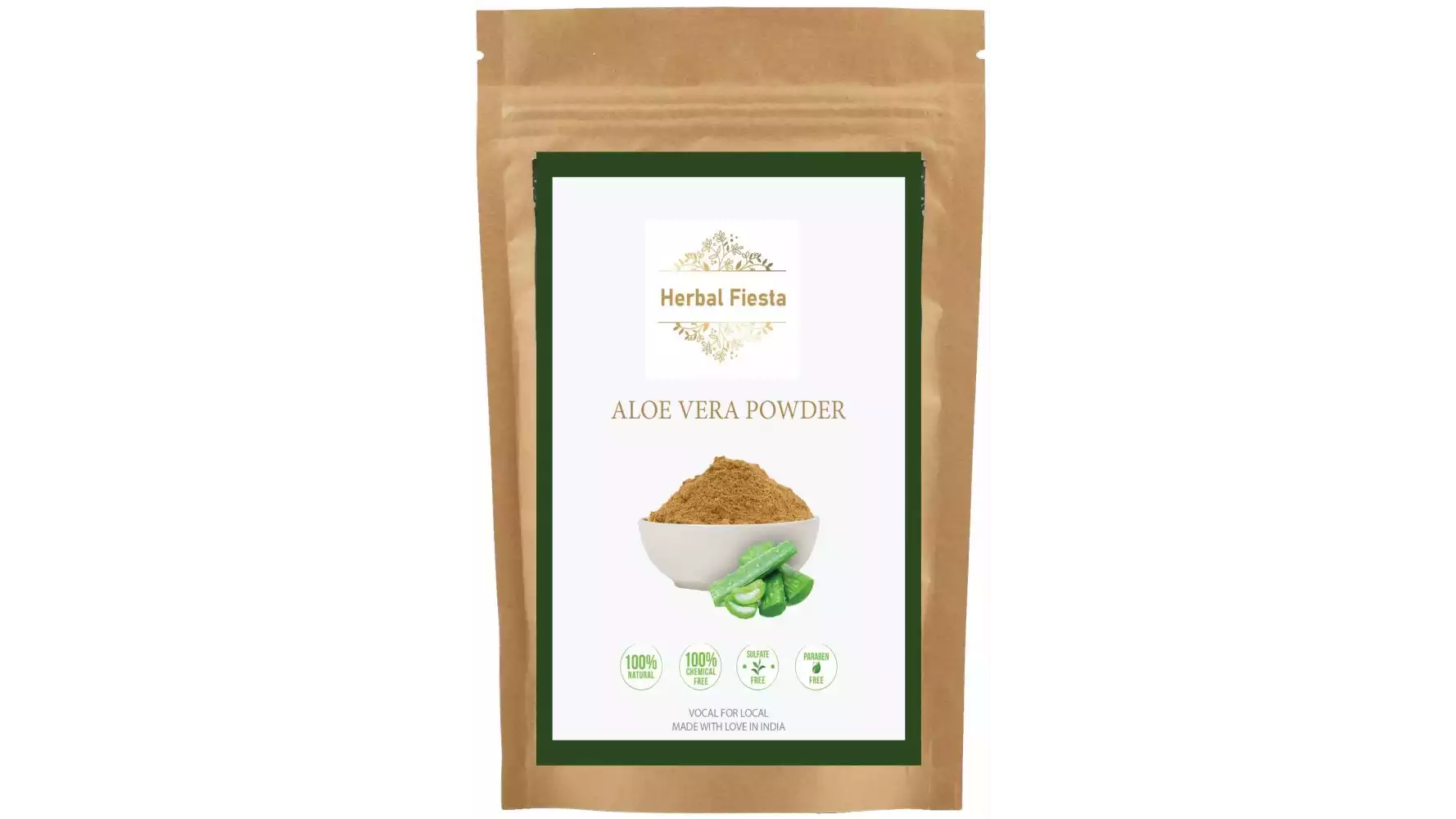 Herbal Fiesta Aloe Vera Powder Pack (100g)