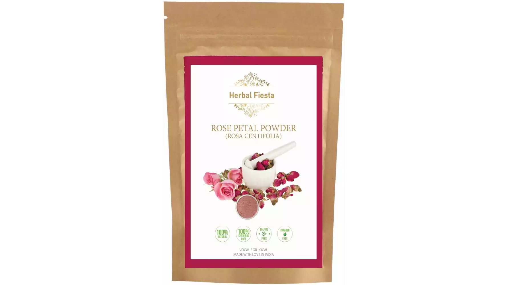 Herbal Fiesta Rose Petal Powder (200g)