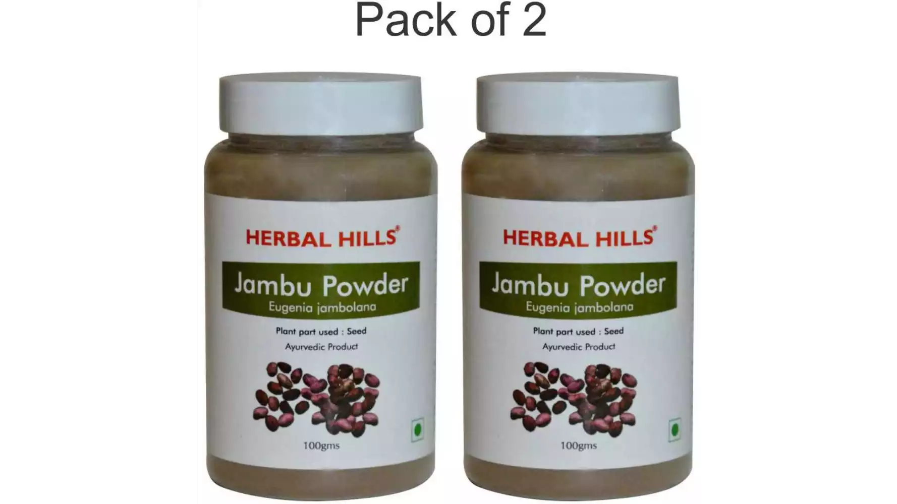Herbal Hills Jambu Beej Powder (100g, Pack of 2)