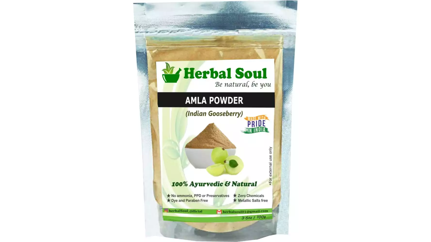 Herbal Soul Amla Powder (100g)