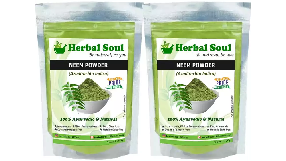 Herbal Soul Neem Powder (100g, Pack of 2)