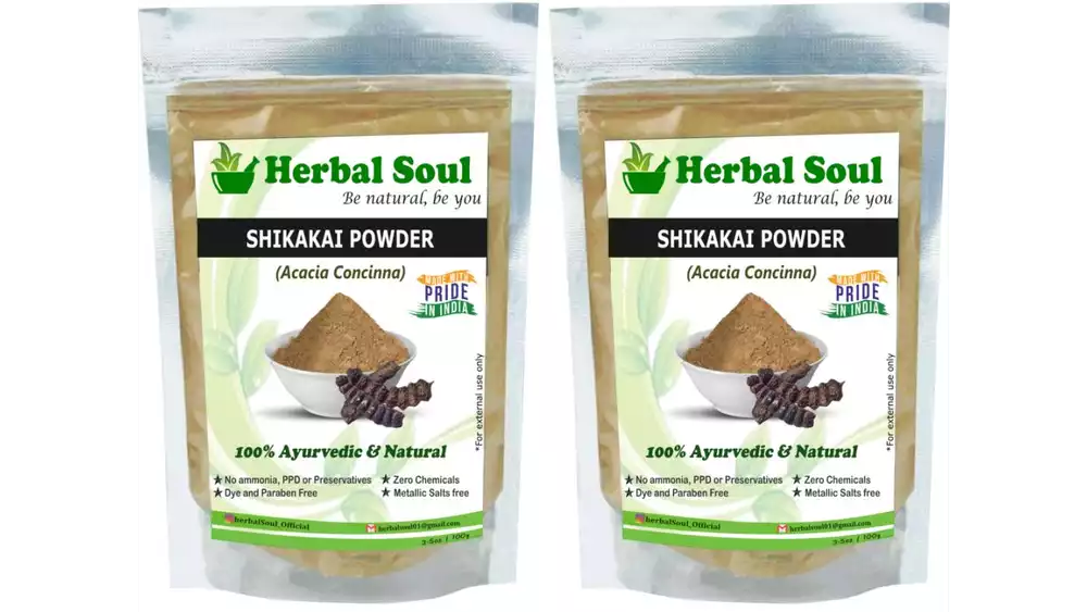 Herbal Soul Shikakai Powder (100g, Pack of 2)