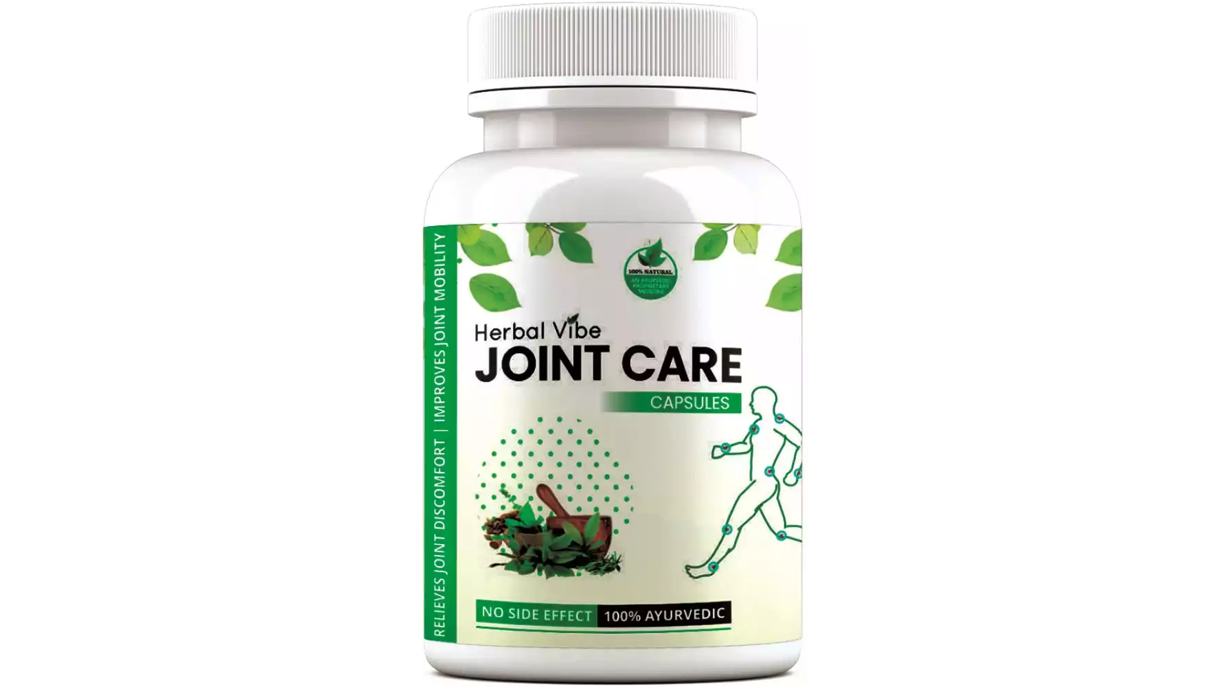 Herbal Vibe Joint Care Pain Relief Capsules (30caps)