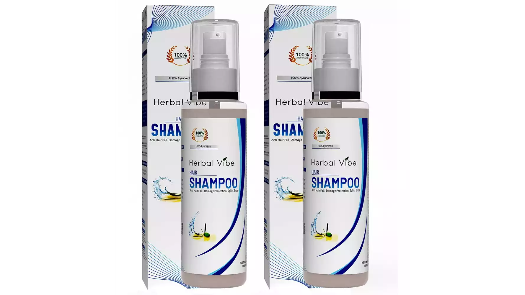 Herbal Vibe Shampoo Hair Anti Hair Fall Shampoo (100ml, Pack of 2)