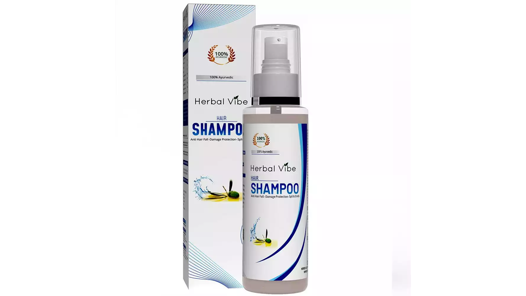 Herbal Vibe Shampoo Hair Anti Hair Fall Shampoo (100ml)