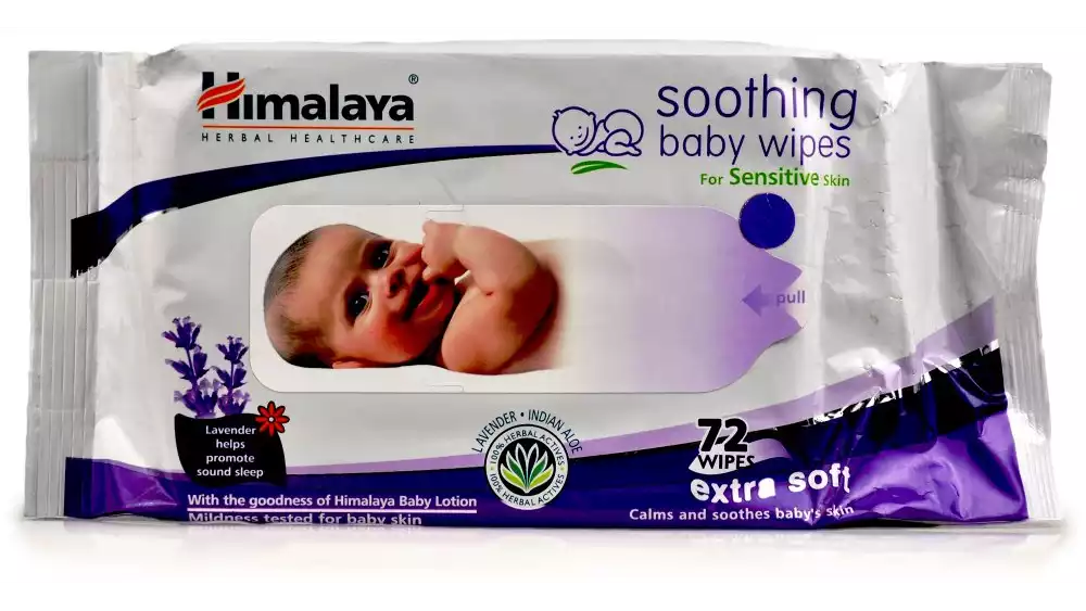 Himalaya Soothing Baby Wipes (72pcs)