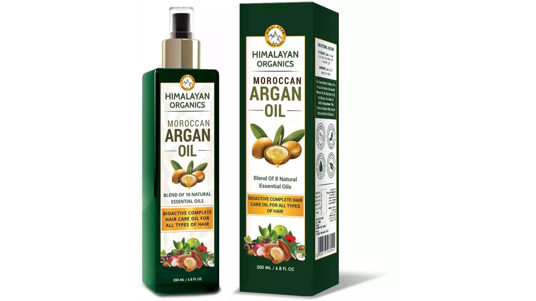 Himalayan Organics Moroccan Argan Oil (200ml)