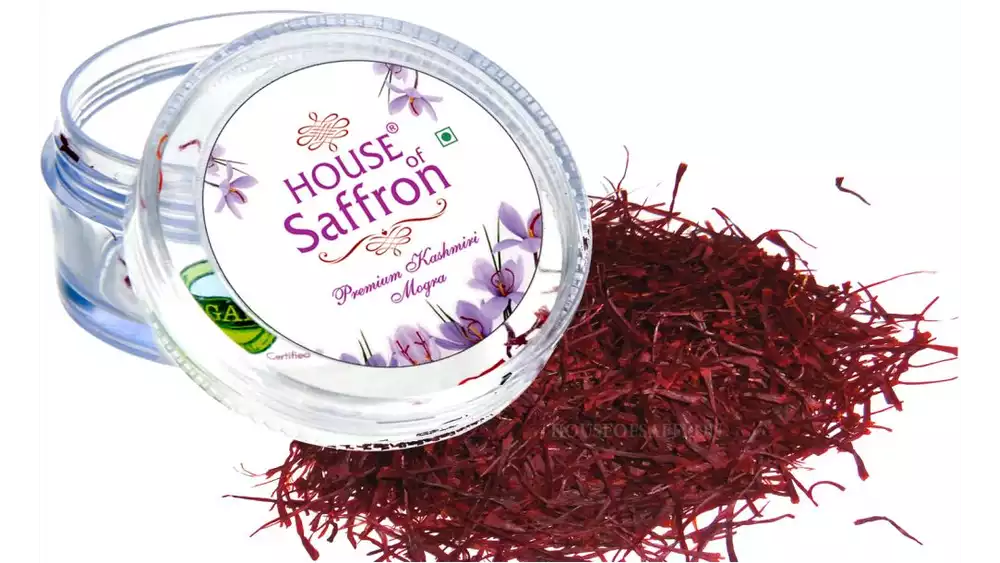 House of Saffron Premium Kashmir Mogra Kesar Saffron (1g)