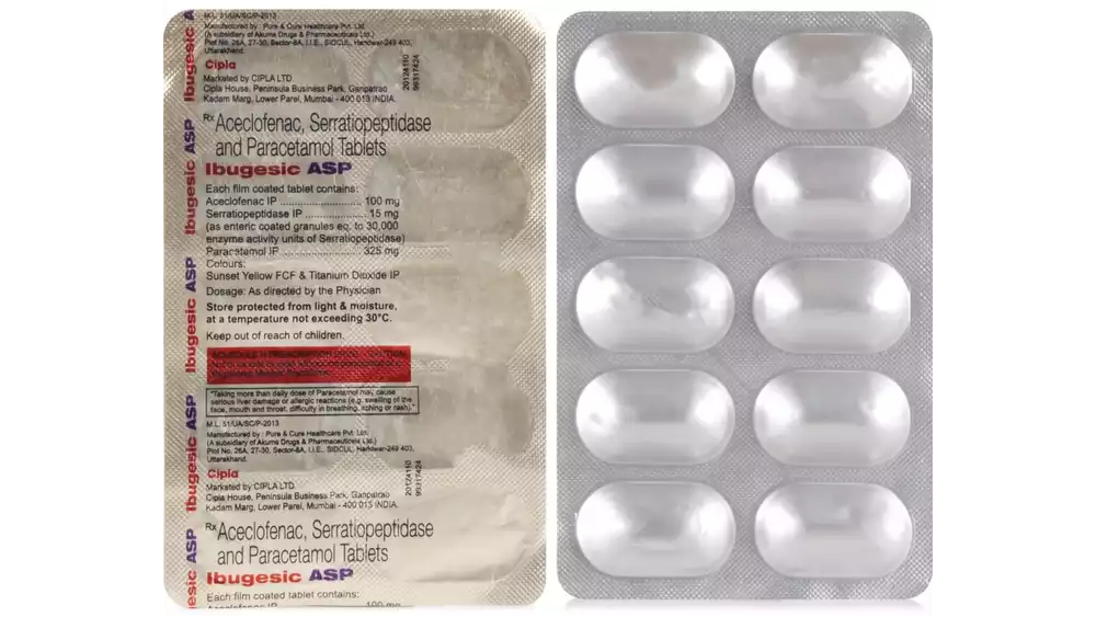 Ibugesic ASP Tablet (10tab)