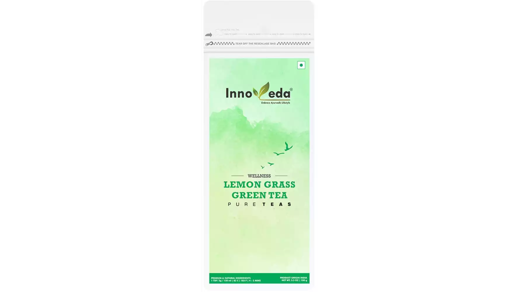 Innoveda Lemon Grass Green Tea (100g)