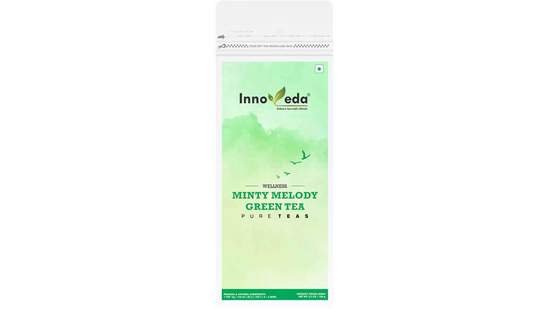 Innoveda Minty Melody Green Tea (100g)