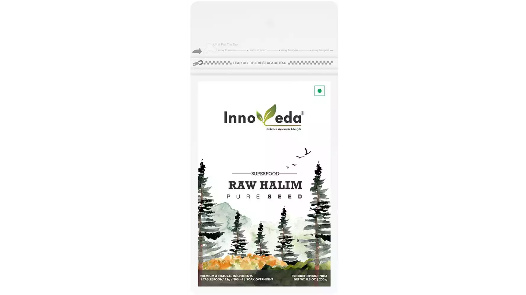Innoveda Raw Halim Seed (250g)