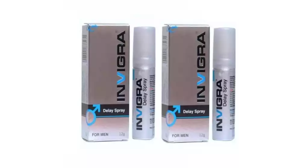 Invigra Delay Spray For Men - Power Booster For Men (12ml, Pack of 2)