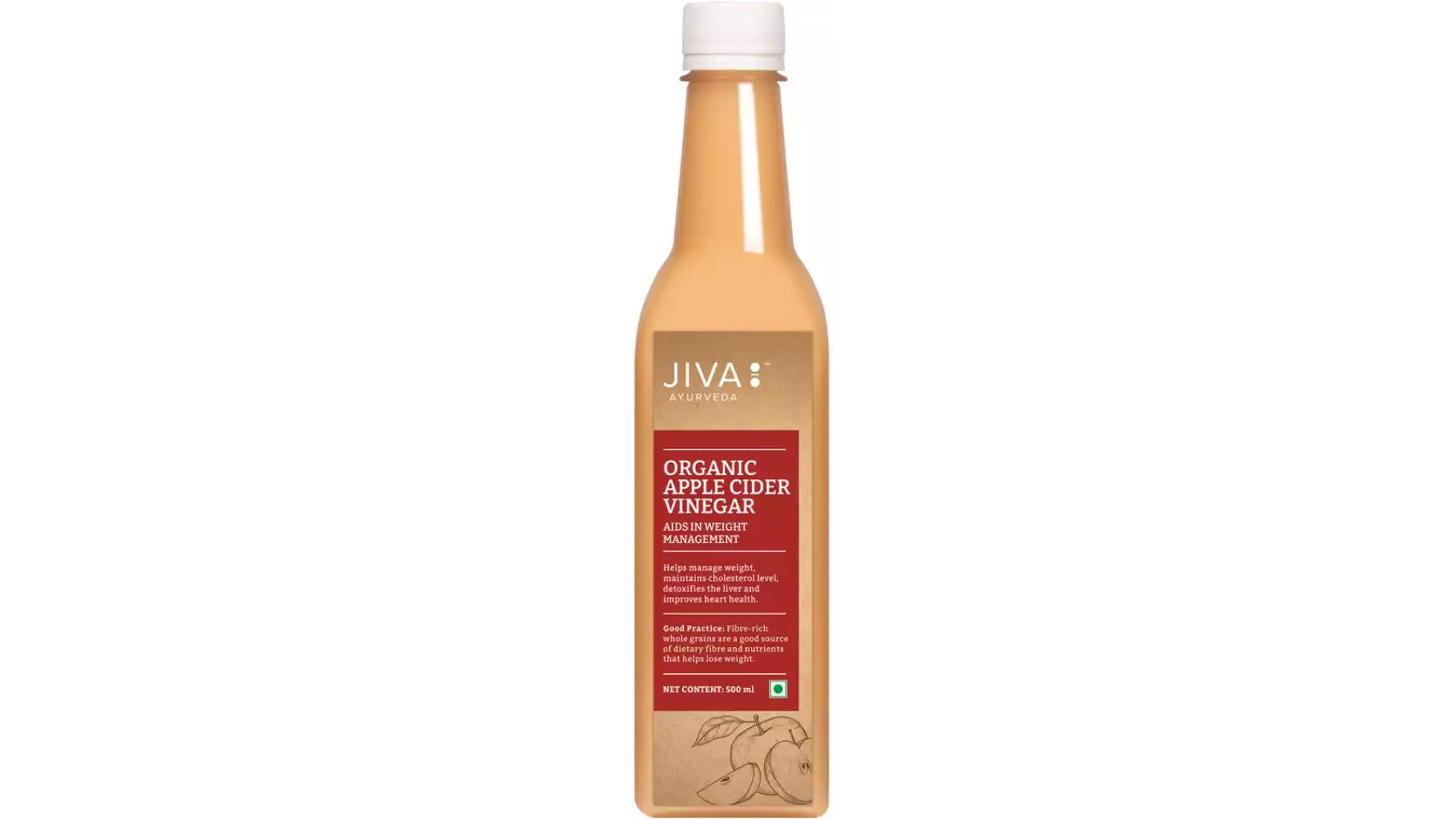 Jiva Ayurveda Organic Apple Cider Vinegar (500ml)