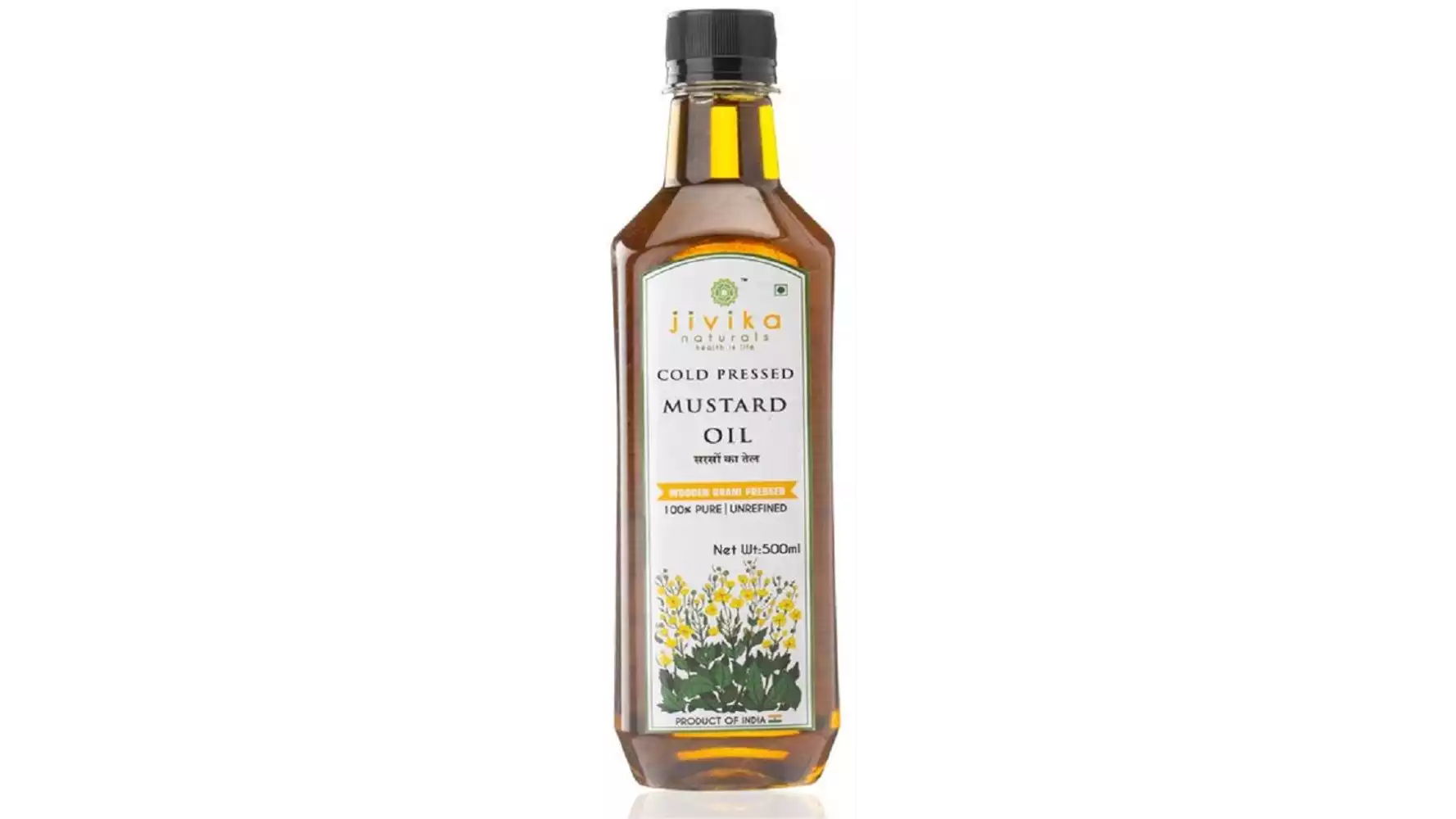 Jivika Naturals Cold Pressed Mustard Oil (500ml)