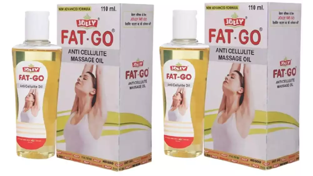 Jolly Fat Go Anti Cellulite Massage Oil (110ml, Pack of 2)