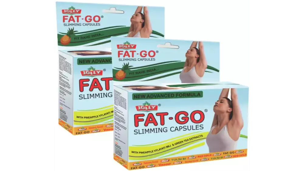 Jolly Fat Go Slimming Capsules (60caps, Pack of 2)