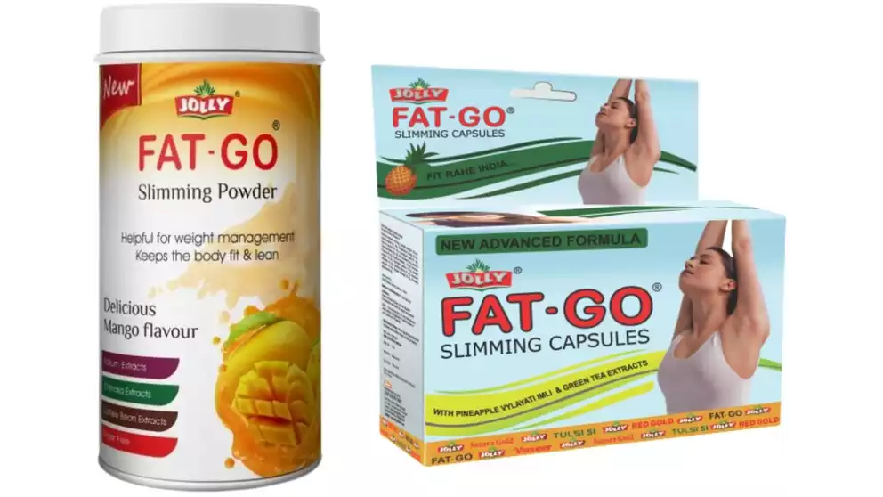 Jolly Fat Go Slimming Powder And Capsules (1Pack)
