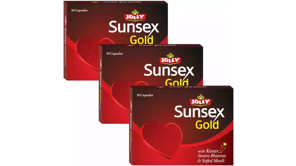 Jolly Sunsex Gold Capsules (10caps, Pack of 3)