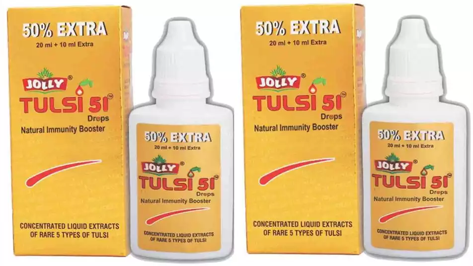 Jolly Tulsi Drops (18ml, Pack of 2)
