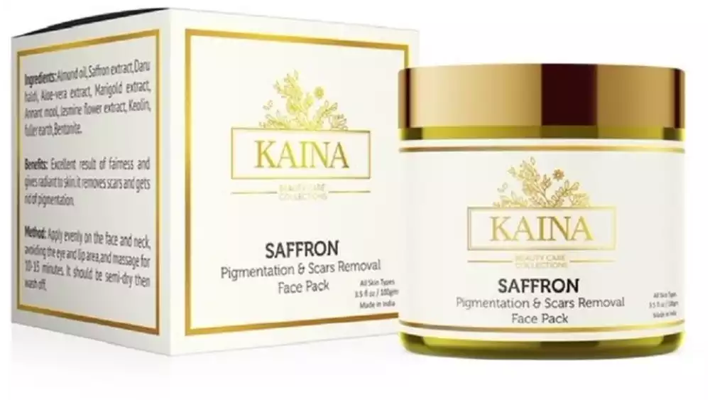 Kaina Skincare Saffron- Pigmentation & Scars Removal Face Pack (100g)