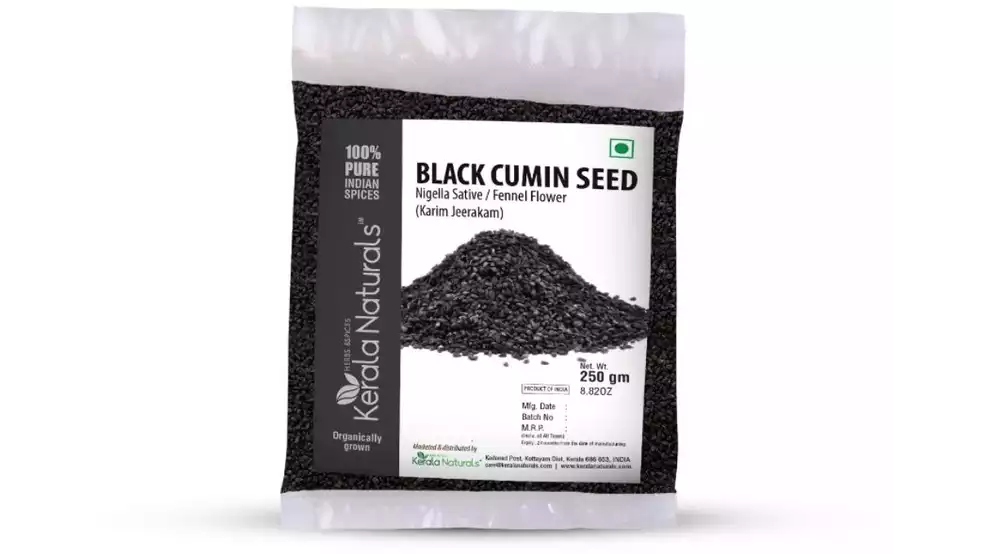 Kerala Naturals Black Cumin Seeds (250g)