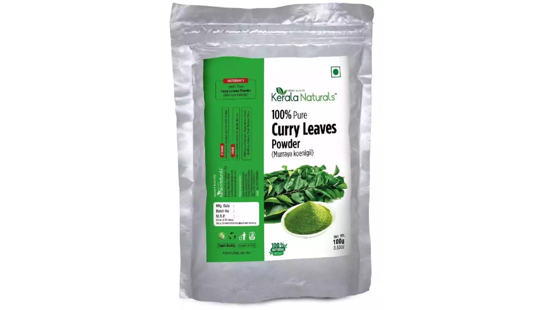 Kerala Naturals Curryleaves Powder (100g)