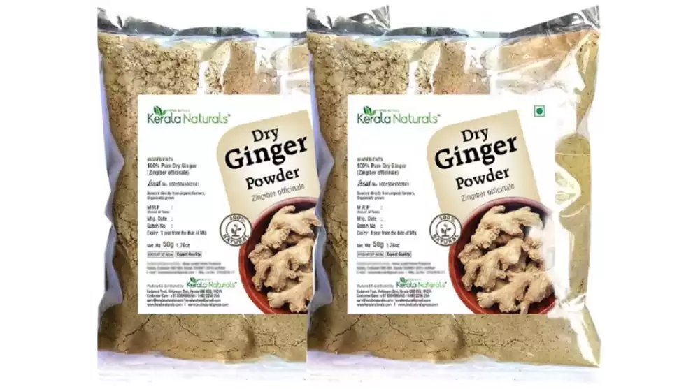 Kerala Naturals Dry Ginger Powder (50g, Pack of 2)
