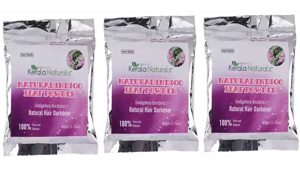 Kerala Naturals Indigo Leaf Powder (50g, Pack of 3)