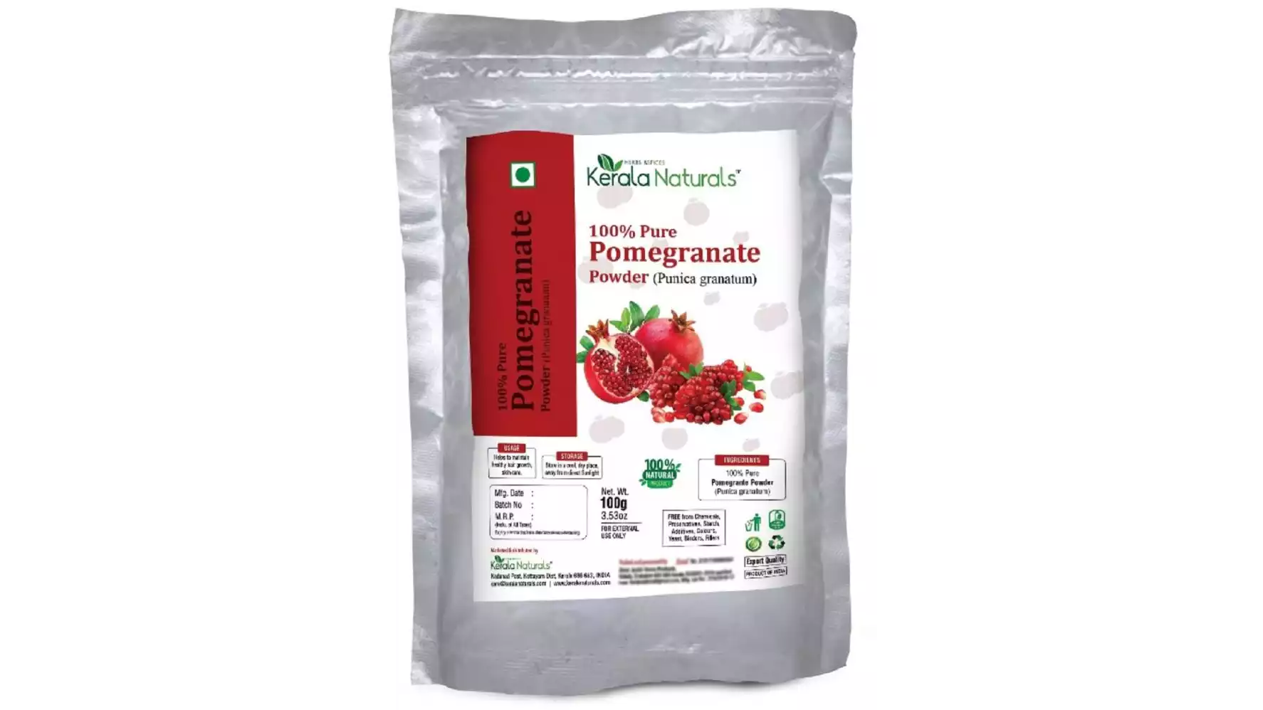 Kerala Naturals Pomegranate Powder (100g)