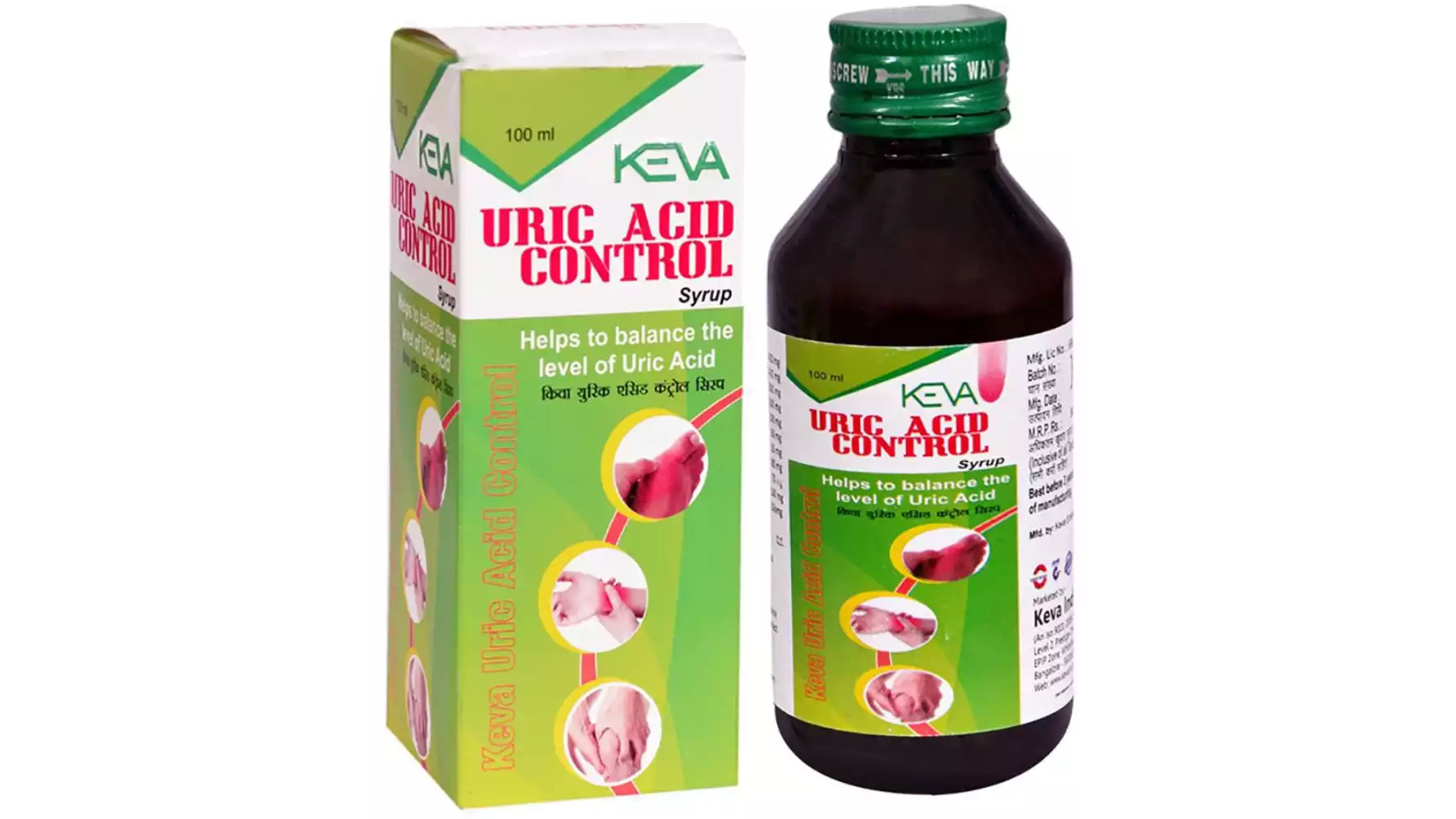 Keva Uric Acid Control Syrup (100ml)