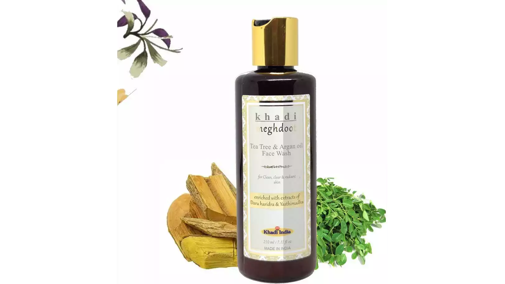 Khadi Meghdoot Tea Tree & Argan Oil Face Wash (210ml)