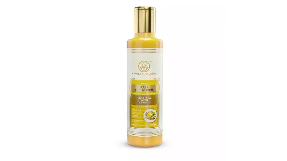 Khadi Natural Triphala With Olive Oil Cleanser & Shampoo Sulphate Paraben Free (210ml)