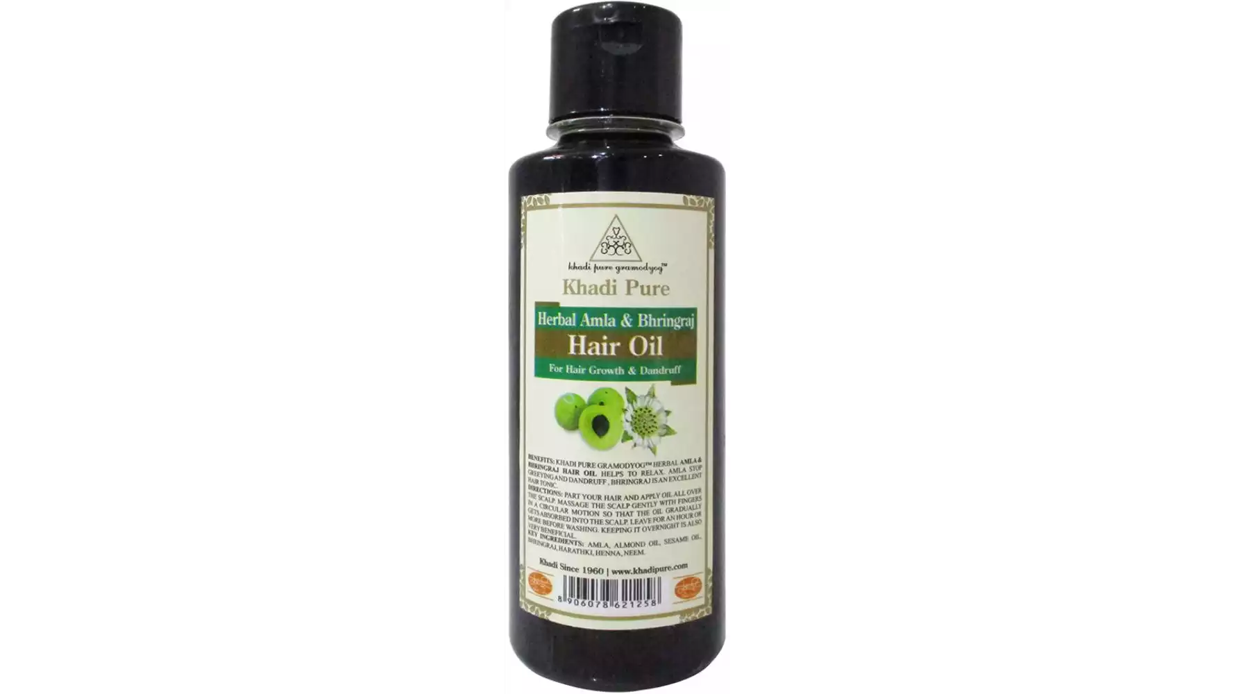 Khadi Pure Amla & Bhringraj Hair Oil (210ml)