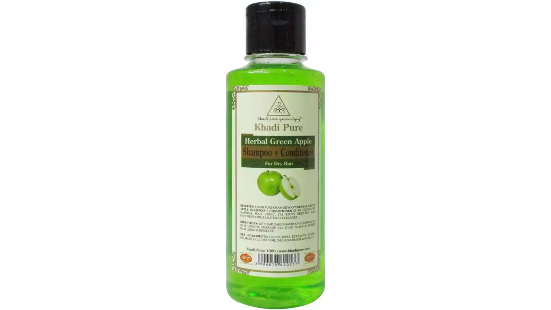 Khadi Pure Green Apple Shampoo + Conditioner (210ml)
