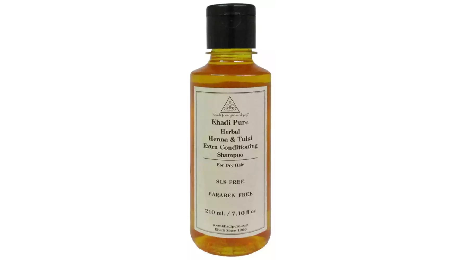 Khadi Pure Henna & Tulsi Extra Conditioning Shampoo Sls-Paraben Free (210ml)